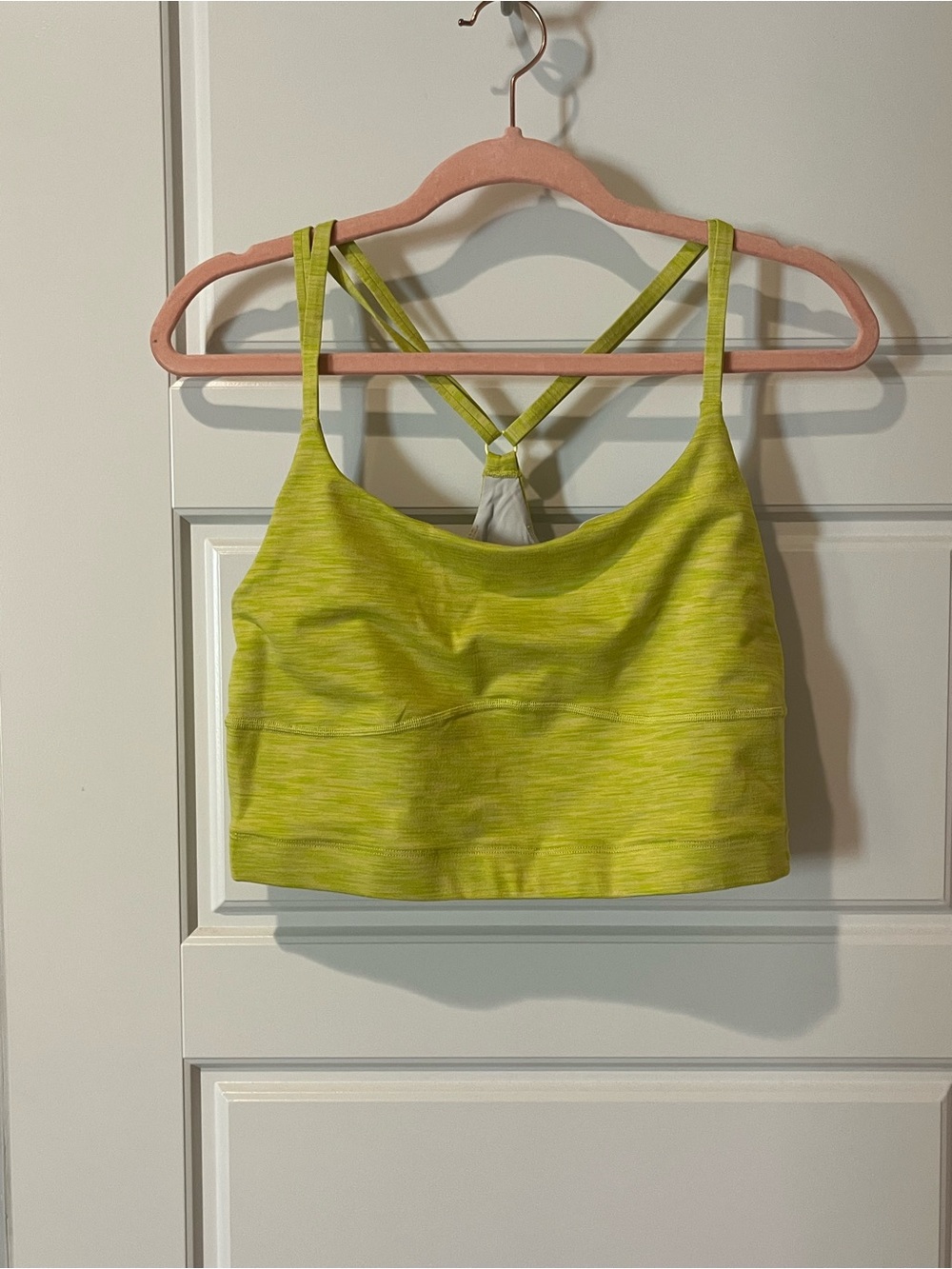 Outdoor Voices Lime Green Strappy Sports Bralette